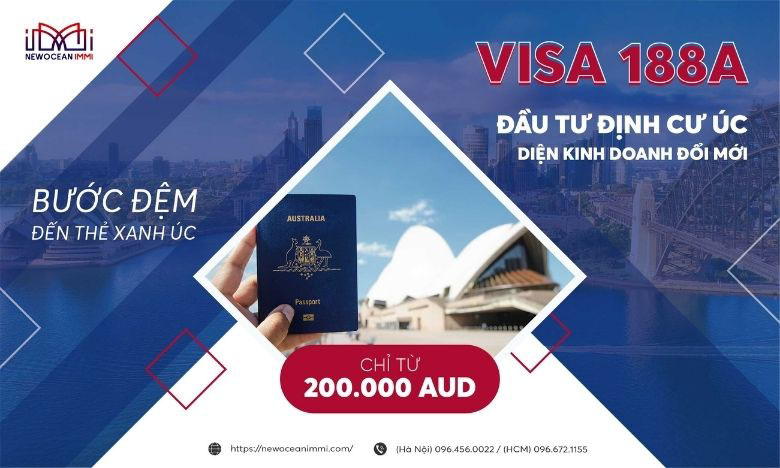 Visa 188A - Định cư Úc diện kinh doanh đổi mới