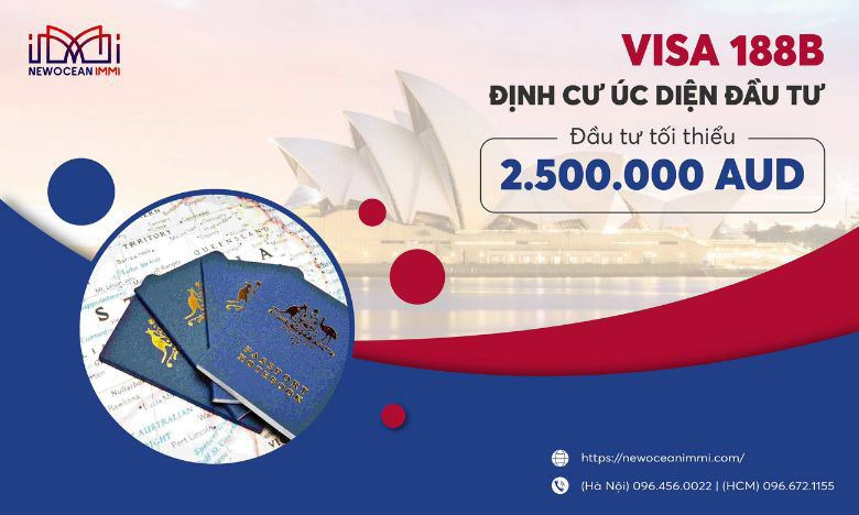 Visa 188B Úc - Chương trình định cư diện đầu tư