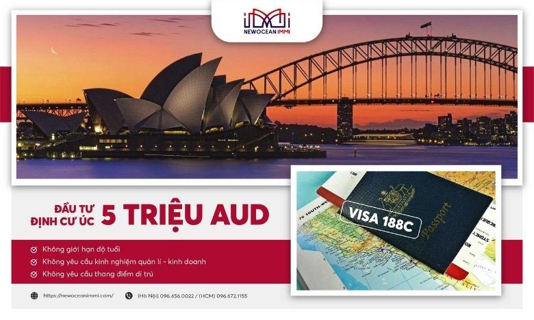 Visa 188C - Định cư Úc diện kinh doanh trọng yếu
