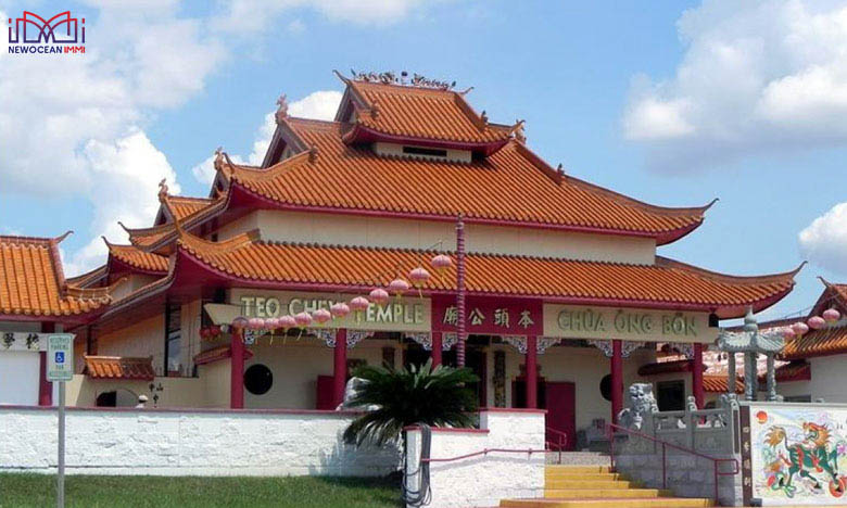 Một ngôi chùa của người Việt được xây dựng tại Bang Texas
