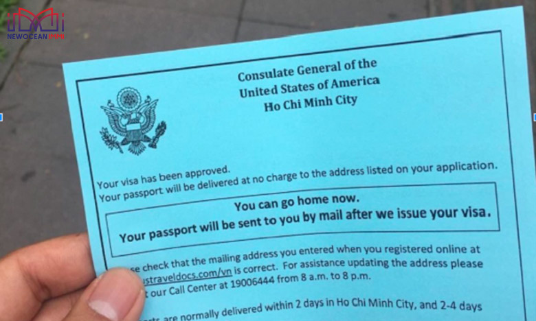 Trường hợp nhận giấy xanh khi phỏng vấn visa Mỹ